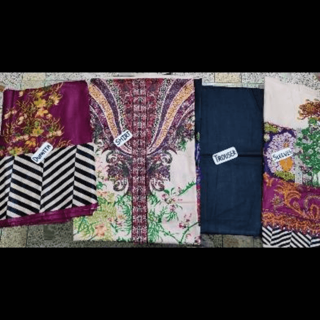 Sana Safinaz Lawn 3 Piece Unstitched