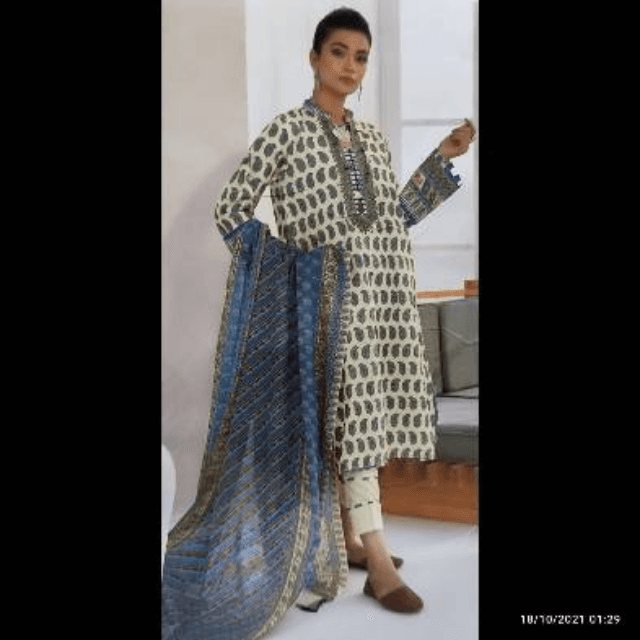 Sapphire Lawn 3 piece unstitched
