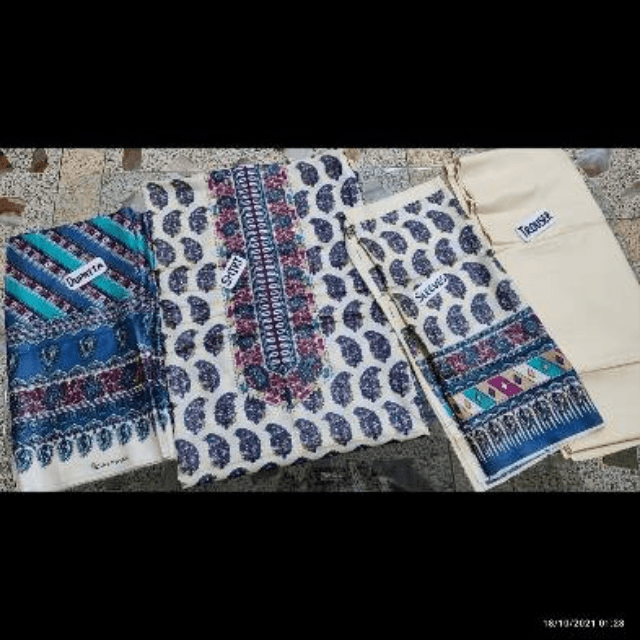 Sapphire Lawn 3 piece unstitched